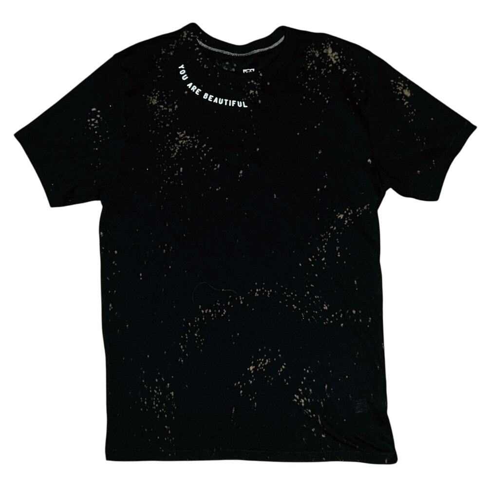 Southern Bliss "You are Beautiful" Song of Solomon Distressed Splatter T-Shirt S